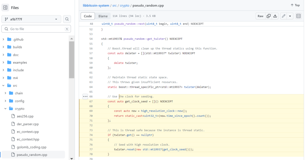 Milk Sad vulnerability in the Libbitcoin Explorer 3.x library, how the theft of $900,000 from Bitcoin Wallet (BTC) users was carried out